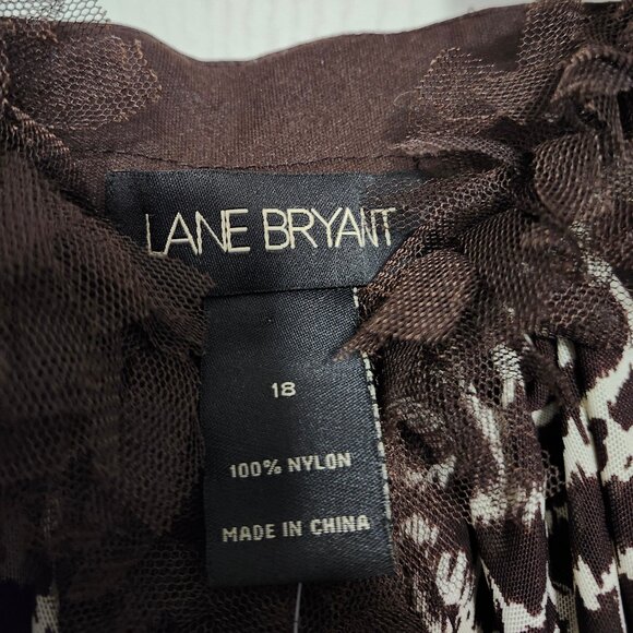 Lane Bryant Leopard Dress (Size 18) NWT - Picture 7 of 9